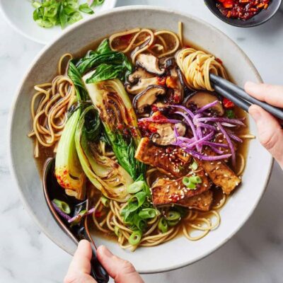 Delightful, Healthy, High Protein Vegan Ramen