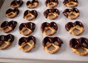 vegan chocolate covered pretzels